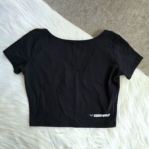 Squat Wolf Crop Top